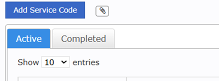 Service Authorization – Active/Completed Tabs and Clone Functionality – TMP